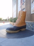 LL Bean boot sculpture