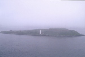 George's Island Lighthouse in Halifax, Nova Scotia